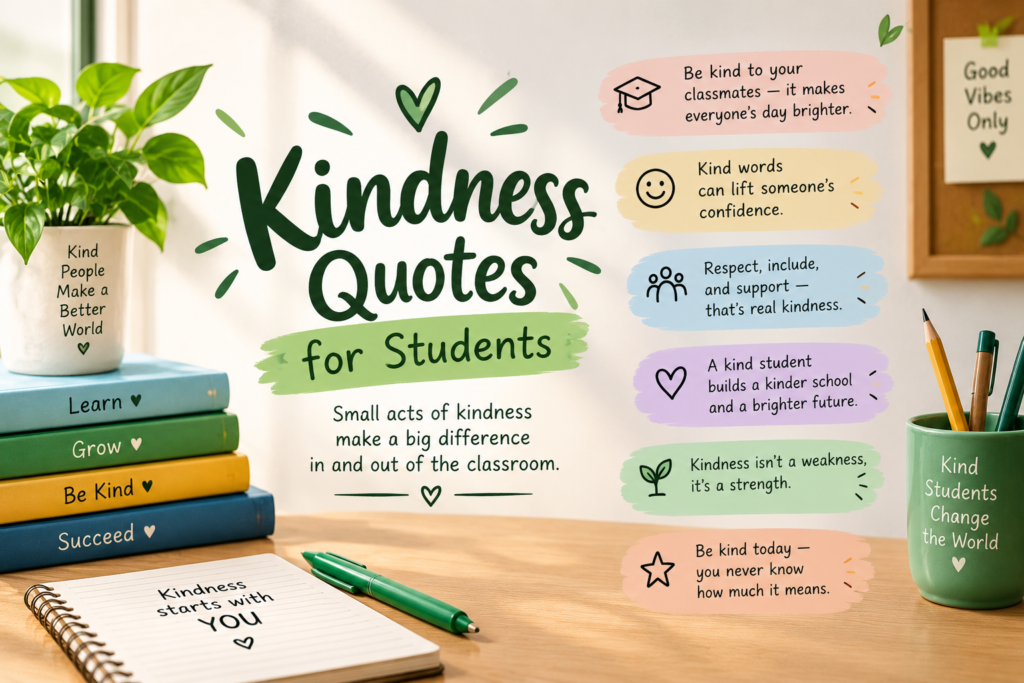 kindness quotes for student