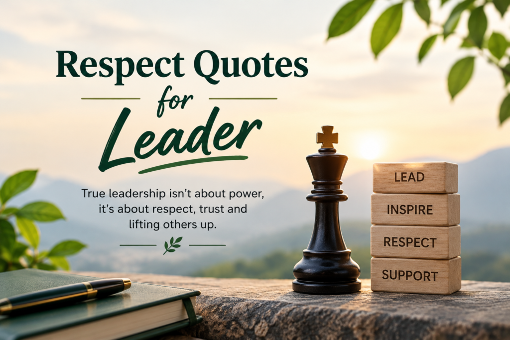 respect quotes for leader